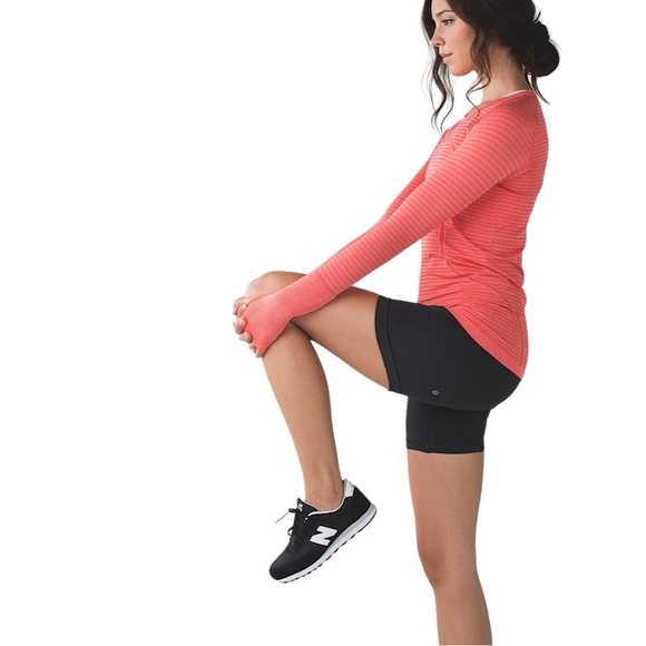 LULULEMON Swiftly Tech Long Sleeve Crew in Heathered Alarming - Picture 13 of 13